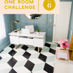 how to paint a tumbling block pattern floor