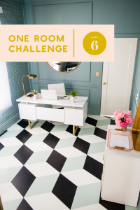how to paint a tumbling block pattern floor