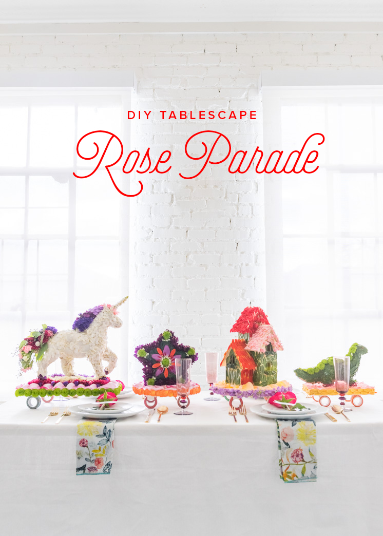 Rose Parade Tablescape