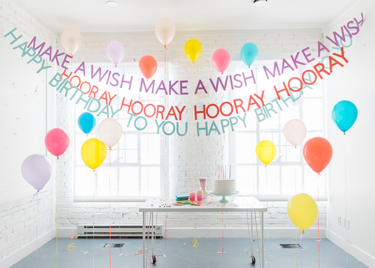 DIY Happy Birthday Banners