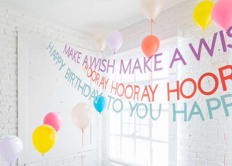 DIY Happy Birthday Banners