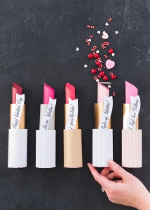 Paper Lipstick Valentines