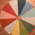 DIY Rainbow Floor Pouf