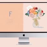 February 2018 desktop wallpaper calendar