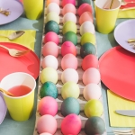 Easter Egg Runner Tablescape