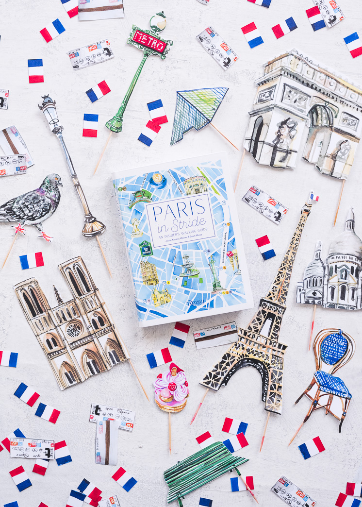 Paris Cake Topper and Confetti