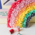 DIY Tissue Paper Rainbow