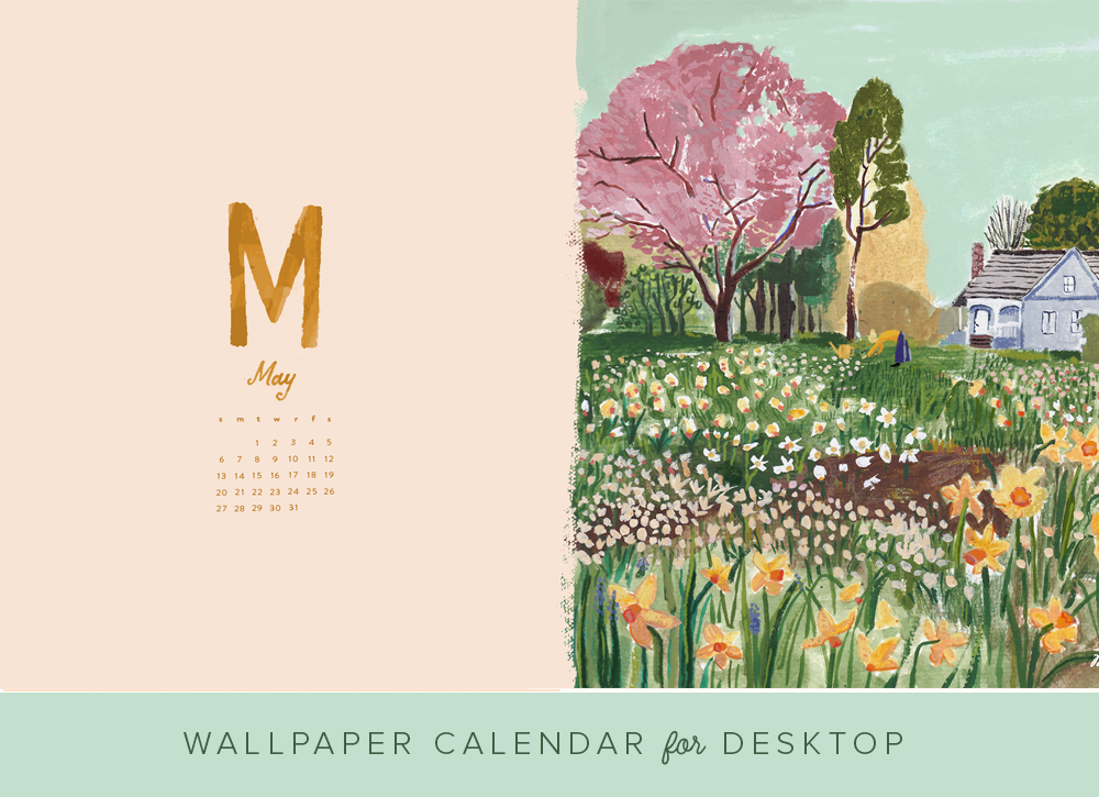 April 2018 Wallpaper Calendar 