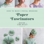 How to make a paper fascinator