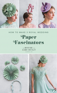 How to make a paper fascinator