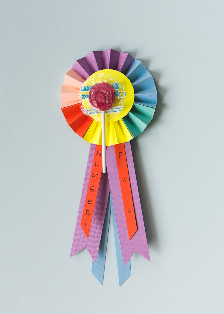 LolliPOP Father's Day prize ribbons