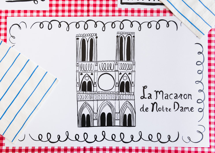 Printable Parisian Placemats