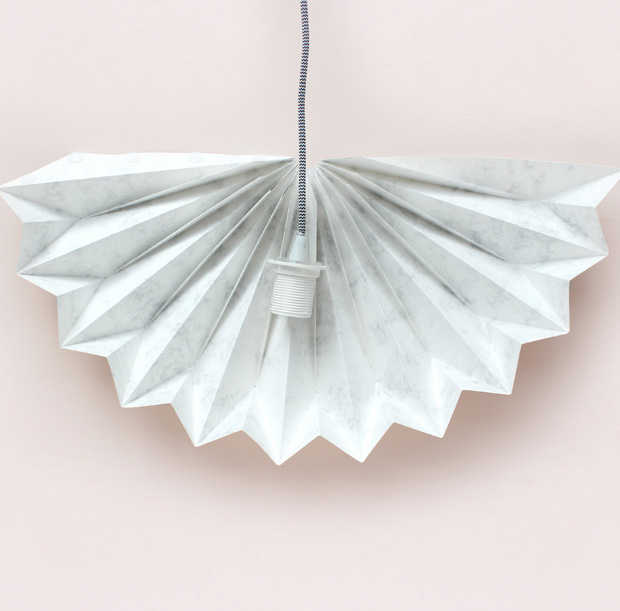 Diy Origami Lampshade The House That, How To Make A Lampshade Step By