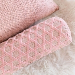 Velvet Ribbon Bolster Pillow