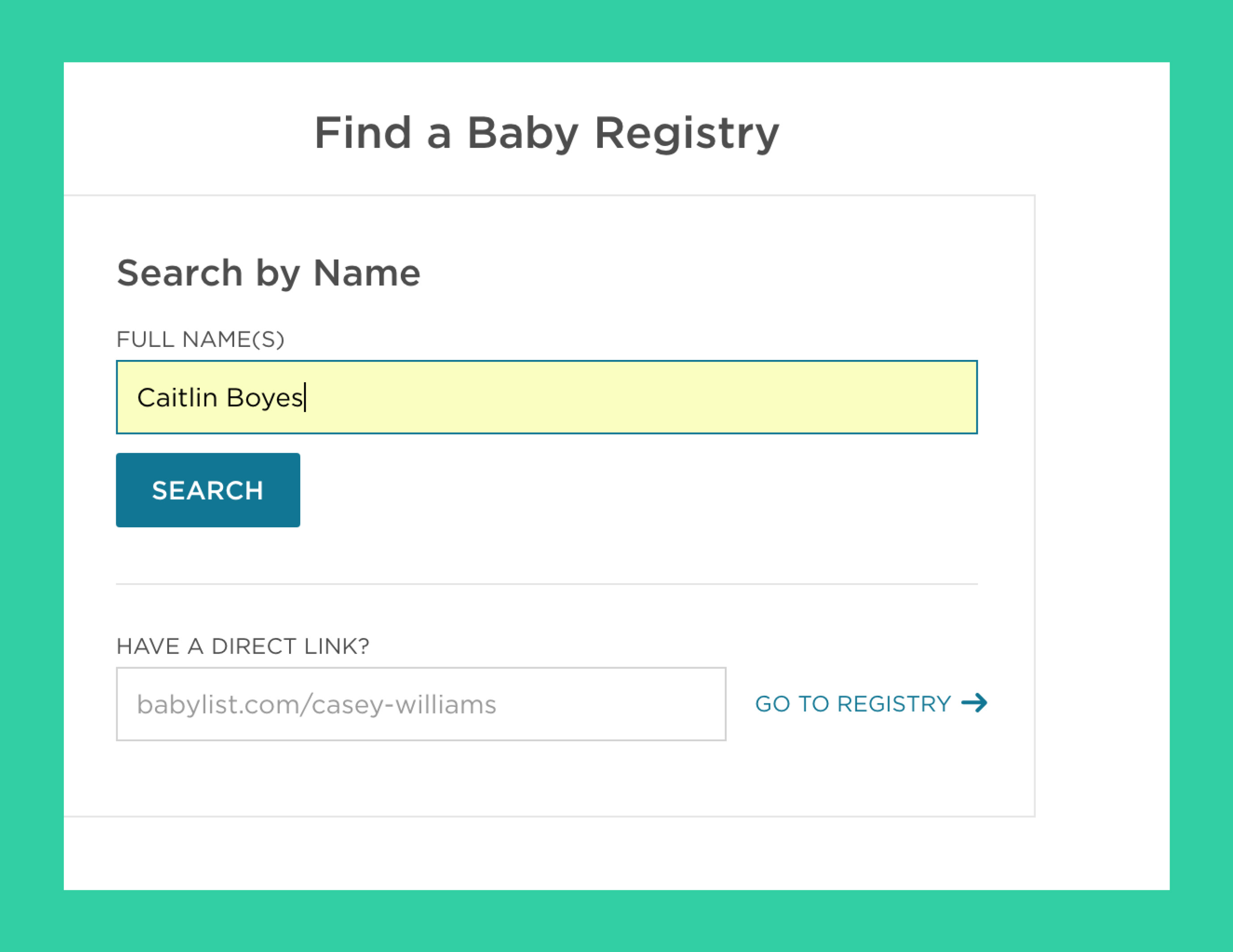 babylist registry