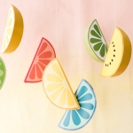 Printable Paper Fruit Decorations