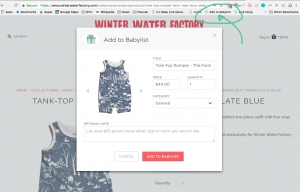 How to add items from around the web onto babylist