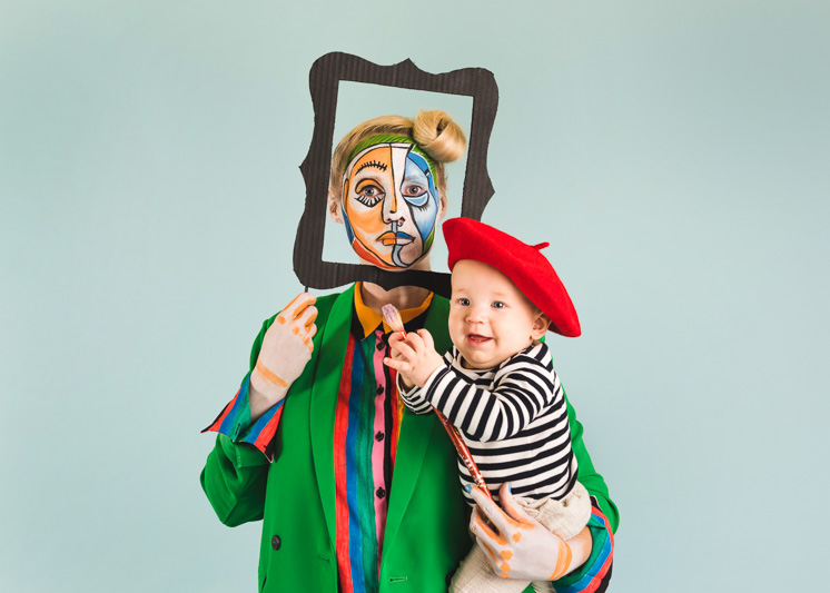 Picasso and Painting Mommy and Me Halloween Costume