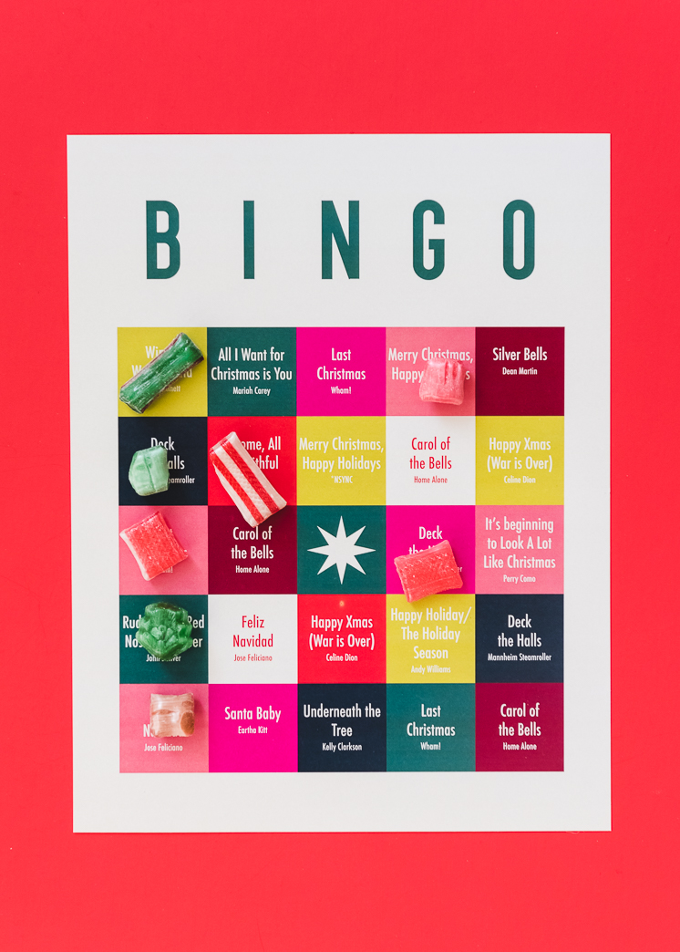 Printable Christmas Song Bingo The House That Lars Built