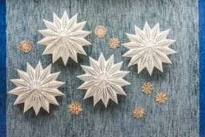 Oversized Paper Christmas Stars