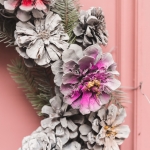 Painted Pinecone Wreath-9180