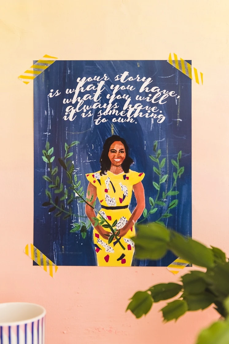 January Book Club Art – Becoming Michelle Obama (2 of 5)