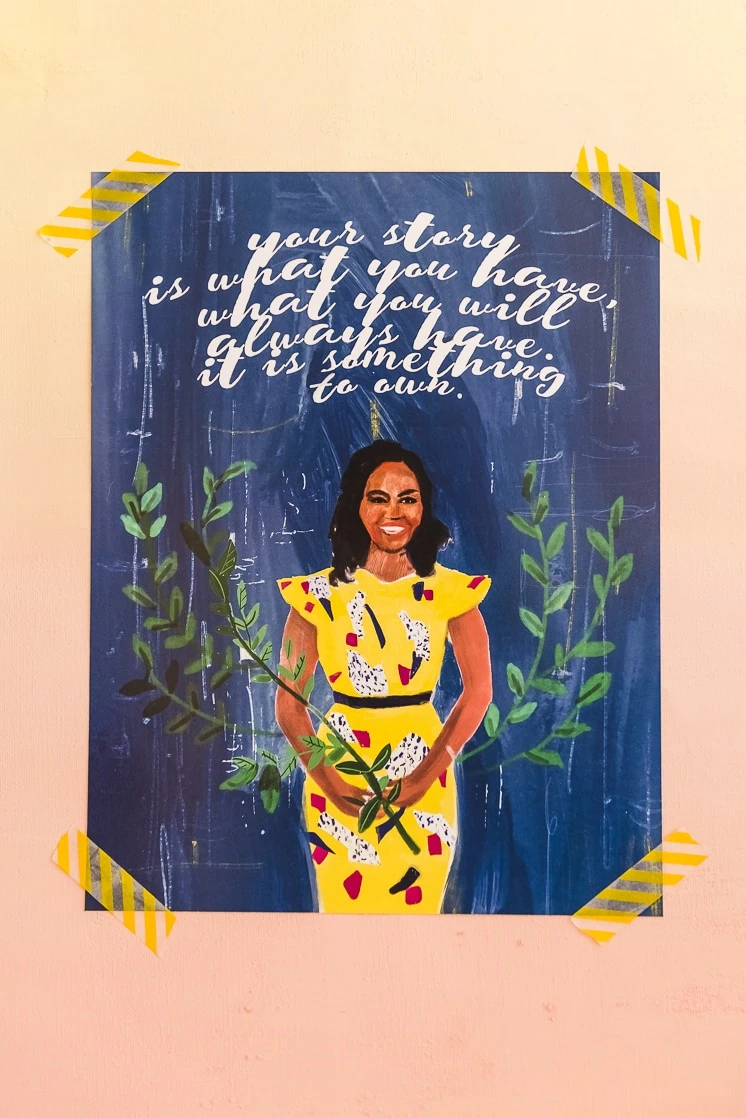 January Book Club Art – Becoming Michelle Obama (3 of 5)
