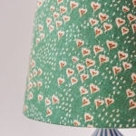 DIY lampshade with Spoonflower fabric
