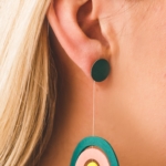 DIY Rainbow Paper Earrings-