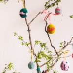 Easter Egg Pom Tree-5677