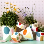 Painted Shapes on Pots-5114