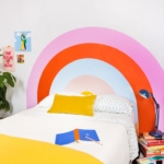 DIY Painted Rainbow Headboard-0743