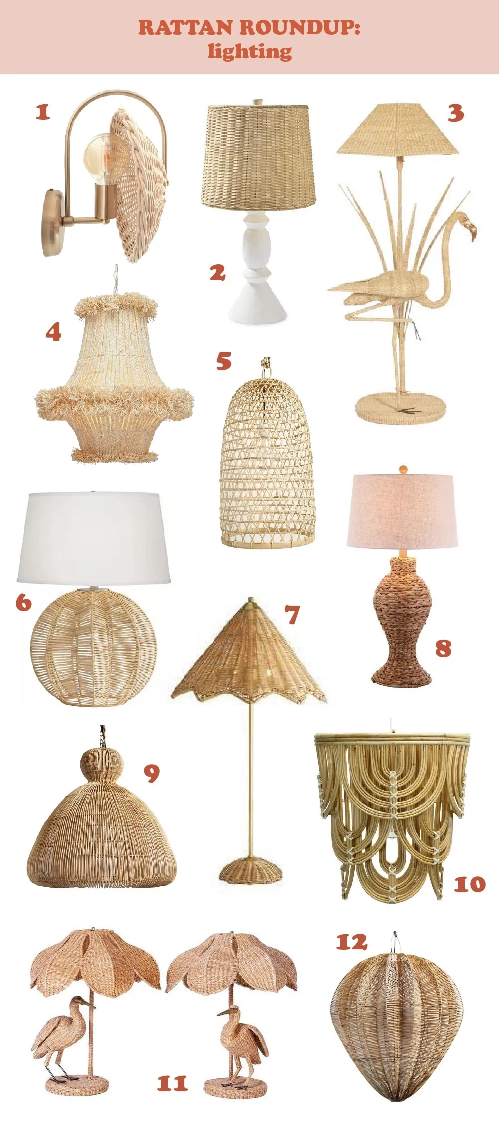 Favorite Rattan Pieces for the Home