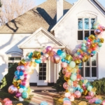 Anagram Balloon Arch – Caitlin’s Twins Baby Shower (4 of 23)