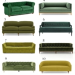 Best green sofas