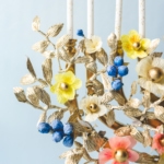 How to make a paper flower menorah
