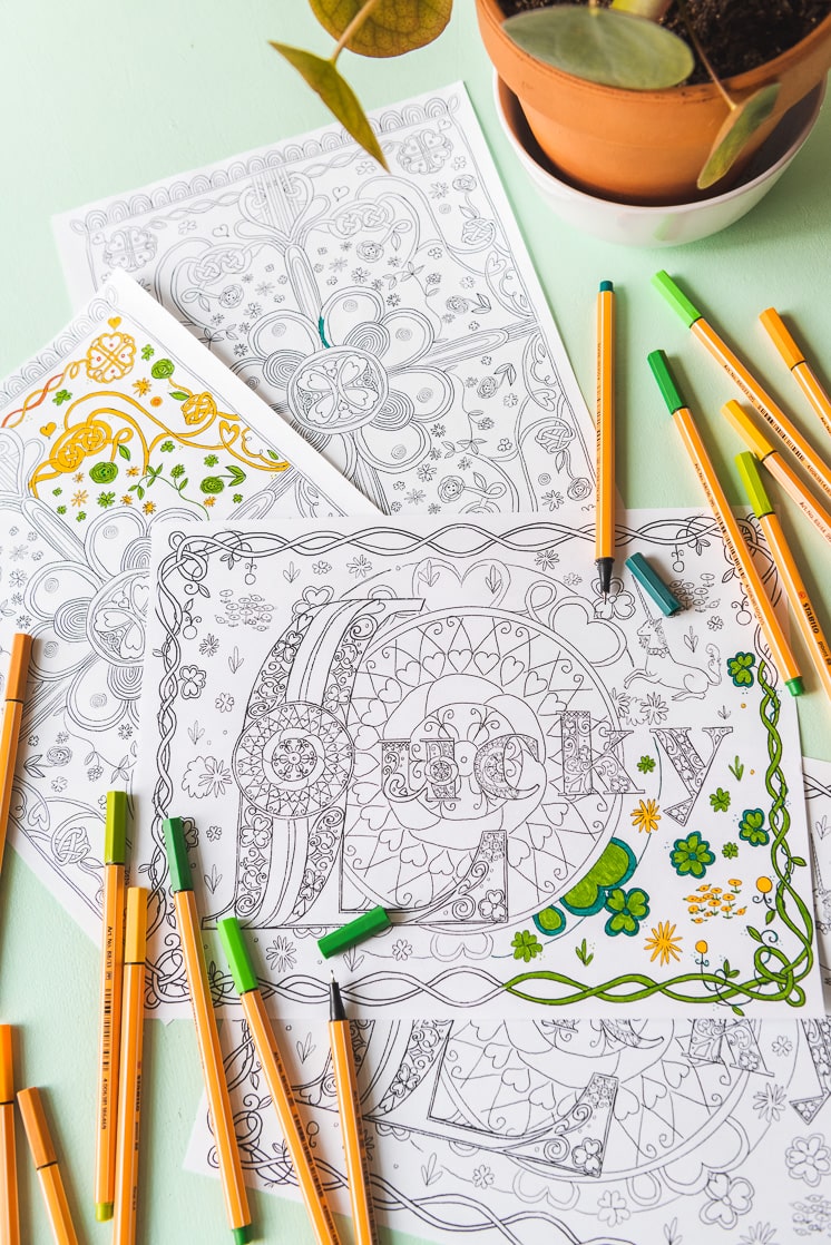 St. Patrick’s Day coloring pages