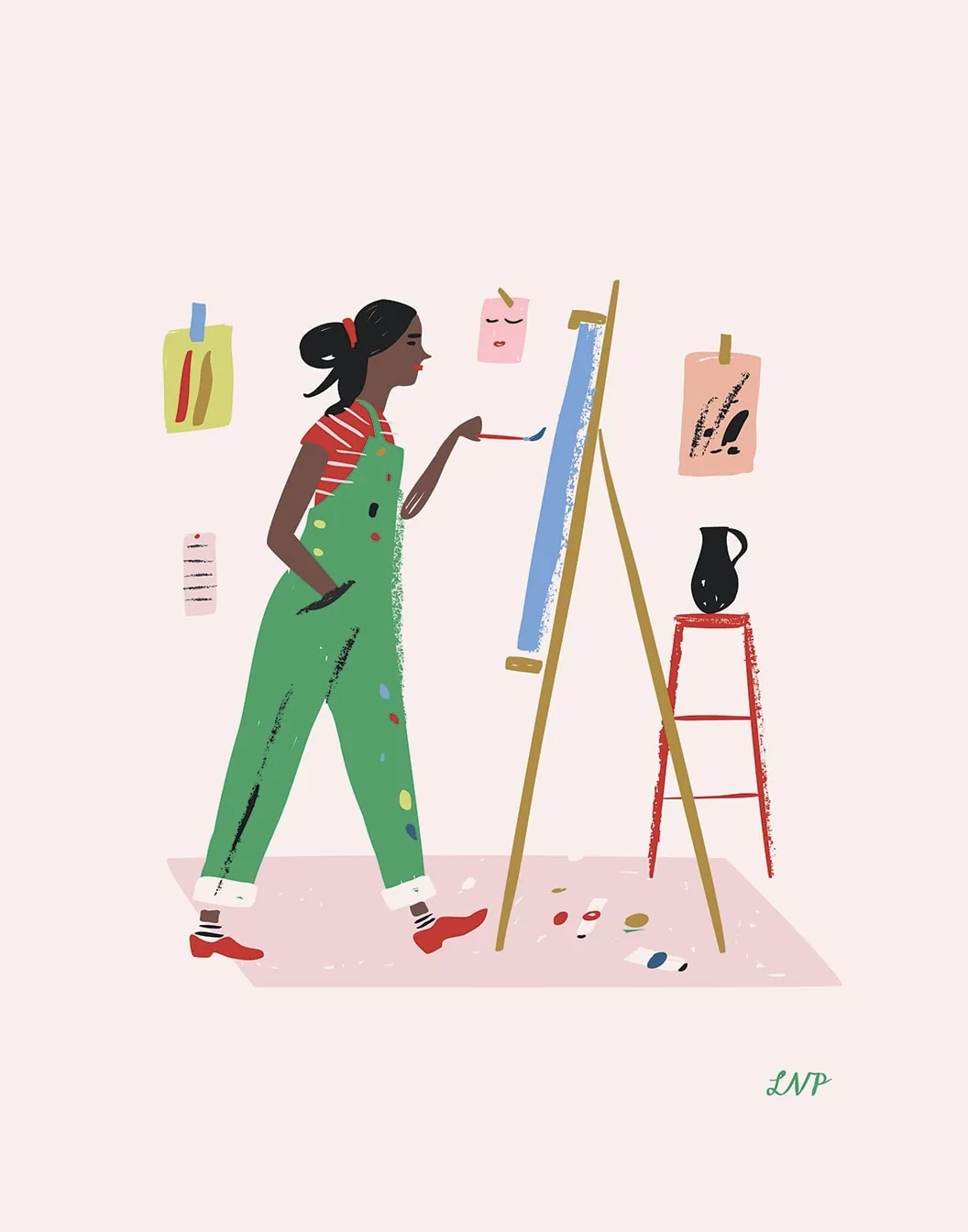 Artist art print Women Who Work