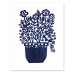 Blue_Flowers_Pot_Papercut_Shadowed
