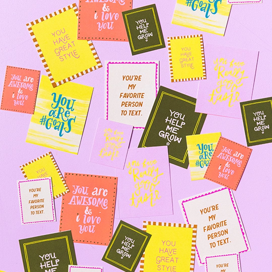Funny and sweet compliment cards