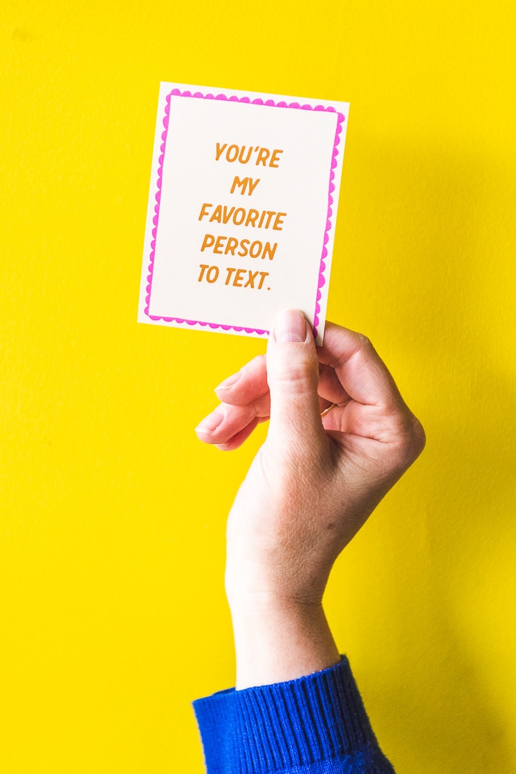 funny and kind compliment cards to send to people you admire!