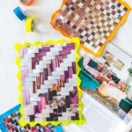 Paper weaving from magazines