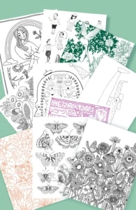 Picture Hope: The social distancing coloring book