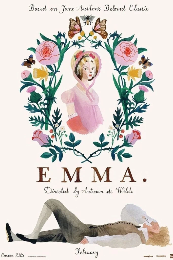 Illustration from the new Emma movie inspired by Jane Austen
