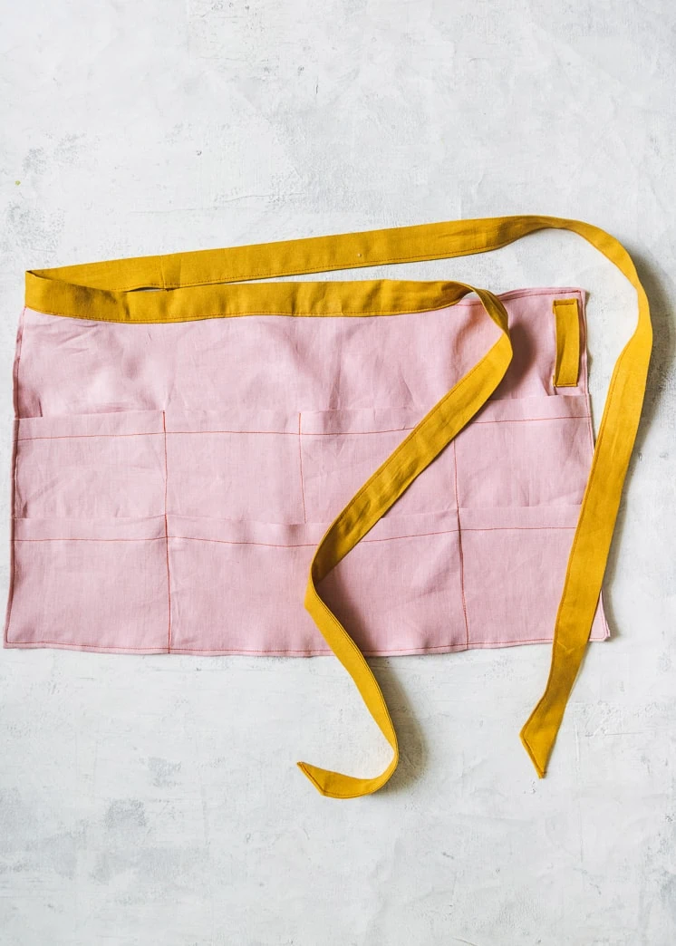 garden apron pattern waist-only apron printable pattern