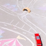 Best Side Walk Chalk Activites–add toppings to your pizza