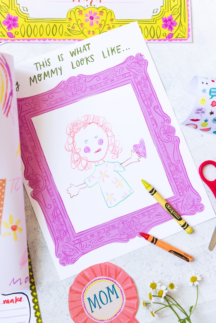 Mother's day activity pack for Mother's day gifts the kids can help with