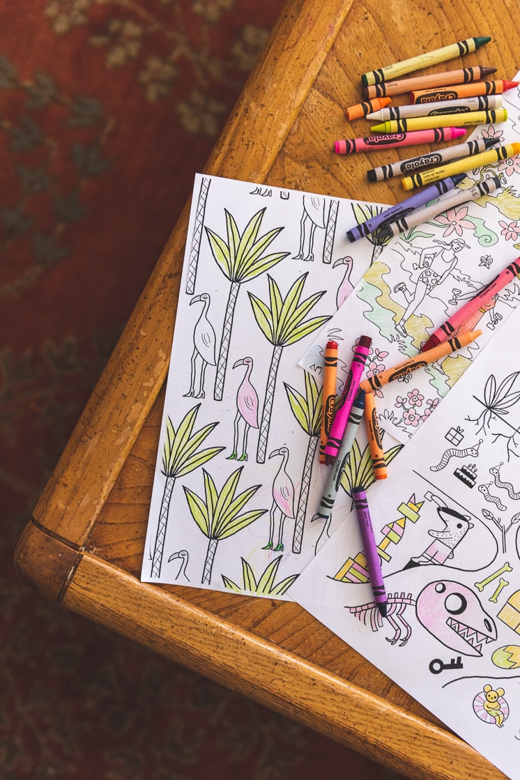 How to display coloring pages 