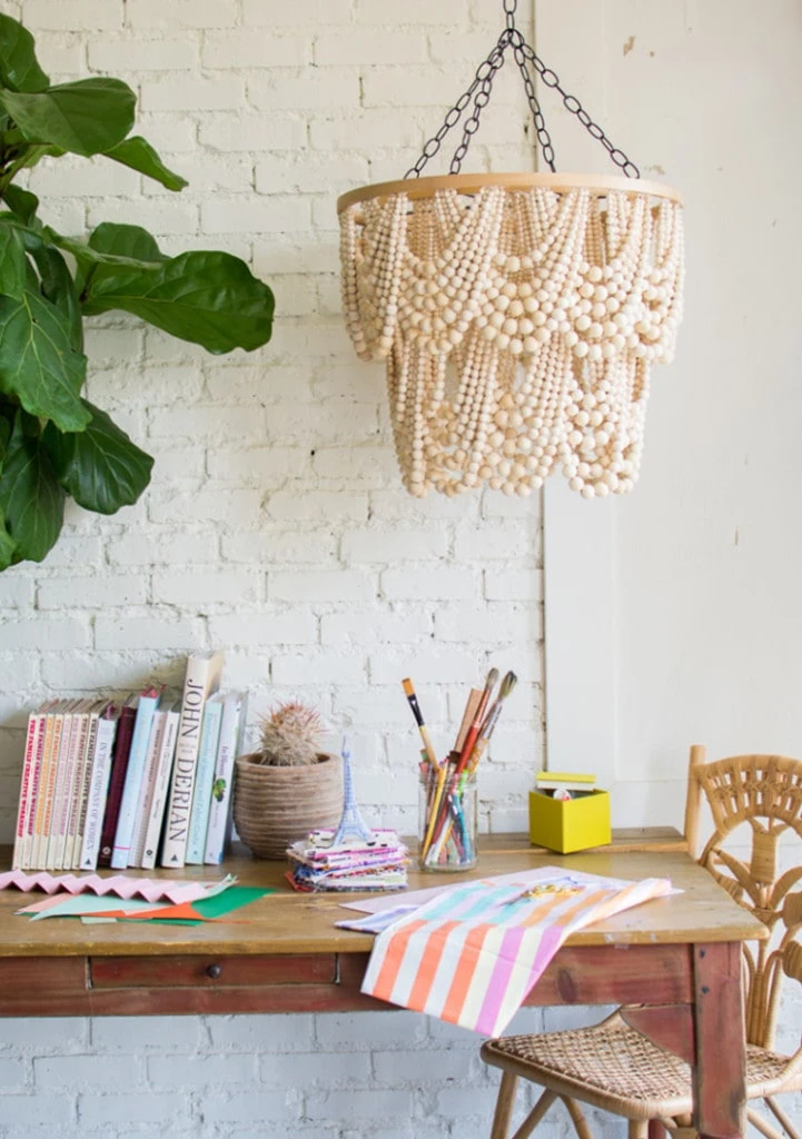 The Craft Tutor: DIY Chandelier Cord Cover
