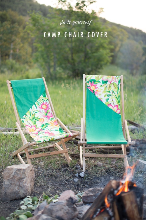 DIY camp chair cover